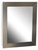 Zenith Products 30.5 in. H X 24.5 in. W X 5.25 in. D Rectangle Brushed Medicine Cabinet/Mirror