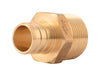 SharkBite 3/4 in. Barb X 3/4 in. D MPT Brass Pex Adapter