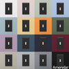 Amerelle Century Matte Black 1 gang Stamped Steel Decorator Wall Plate 1 pk