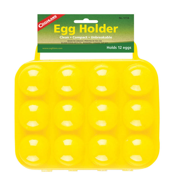 Porta huevos amarillo de Coghlan, paquete de 1