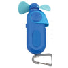 O2 Cool 4.72 in. H x 3 in. Dia. 1 speed Battery Misting Fan (Pack of 12)