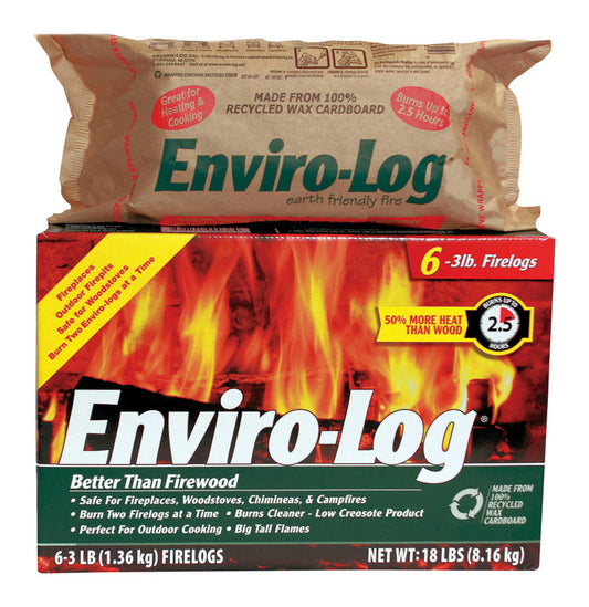 Enviro-Log Fire Log 1 pk (Pack of 6)