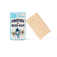 Duke Cannon Holiday Frothy the Beer Man Holiday Woodsy + Sandalwood Scent Bar Soap 10 oz 1 pk