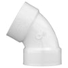 Charlotte Pipe Schedule 40 2 in. Hub X 2 in. D Hub PVC Elbow 1 pk