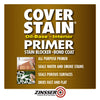 Zinsser Cover Stain White Flat Oil-Based Alkyd Primer/Sealer Spray 13 oz. (Pack of 6)