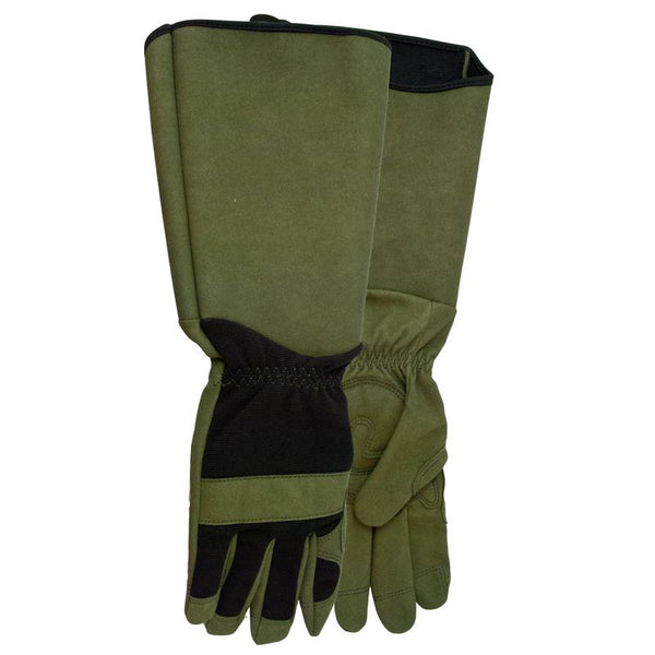 Guantes Watson de la colección Game of Thorns, talla única, de licra, color negro y verde, para jardinería