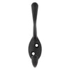 National Hardware Medium Matte Black Metal 3.30 in. L Heavy Duty Garment Hook 35 lb 1 pk (Pack of 4)