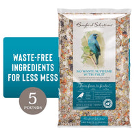 Songbird Selections No Waste Supreme with Fruit Wild Bird Food 5 lb