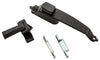 National Hardware Black Zinc Push Button Latch 1 pk