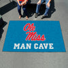 University of Mississippi (Ole Miss) Light Blue Man Cave Rug - 5ft. x 8 ft.