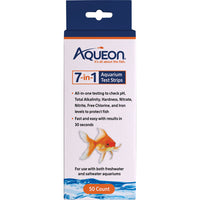 Aqueon 7 In 1 Aquarium Test Strips