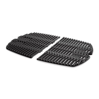 Weber Replacement Grill Grate for Q200 and Q2000 Series Cast Iron 21.5 in x 15.3 in 2 Piece Set 