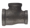 BK Products 1 in. FPT x 3/4 in. Dia. FPT Black Malleable Iron Reducing Tee