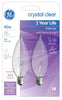 GE Lighting 76236 40 Watt Clear Candelabra Incandescent Light Bulb (Pack of 4)