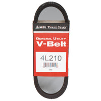Mitsuboshi Black Standard Type 4L General Utility V-Belt 0.5 W x 21 L in. for All Motors