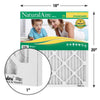 AAF Flanders NaturalAire 18 in. W x 20 in. H x 1 in. D Pleated 8 MERV Pleated Air Filter (Pack of 12)
