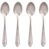 Hampton Forge Silver Stainless Steel Casual Teaspoon Set 4 pc