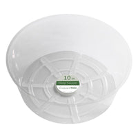 Crescent Garden 3.7 in. H X 10 in. D Plastic Plant Saucer Clear (Pack of 50)