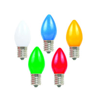 Holiday Bright Lights Incandescent C7 Multicolored 25 ct Replacement Christmas Light Bulbs 0.08 ft. - Deal of The Week