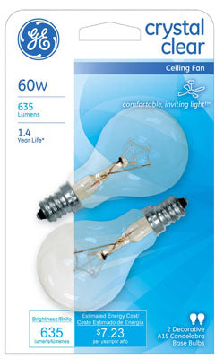 Bulb 60W Cry Clr A15 Cac (Case Of 6)