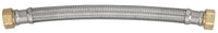 Homewerks 3/4 in. FIP X 3/4 in. D FIP 12 in. Braided Stainless Steel Water Heater Supply Line