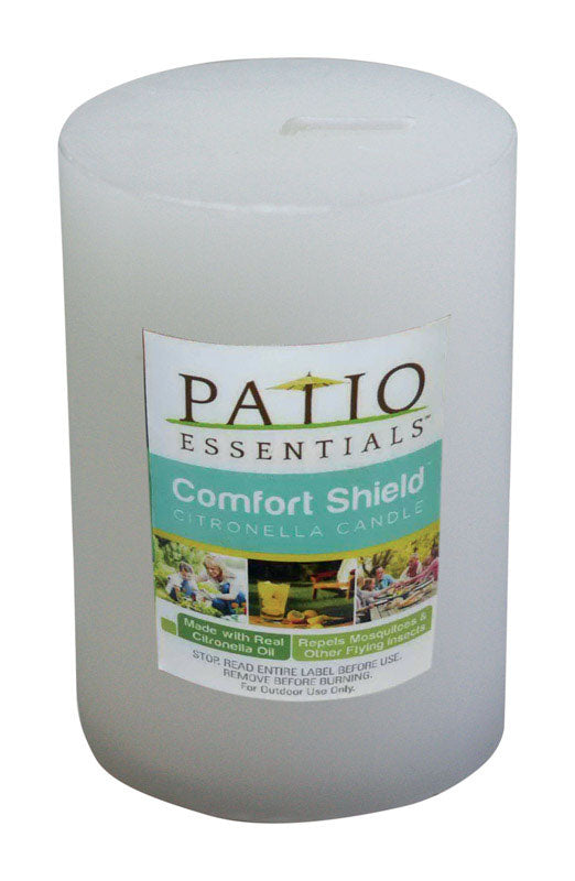 Patio Essentials Candle Wax For Mosquitoes/Other Flying Insects 8 oz. (Pack of 16)