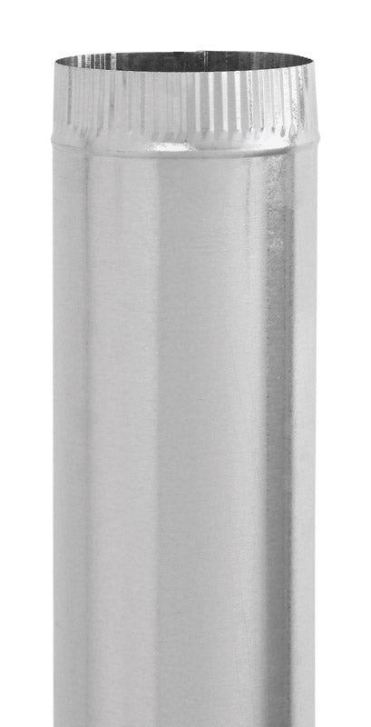 Imperial Manufacturing 4 in. Dia. x 24 in. L Galvanized Steel Furnace Pipe (Pack of 10)