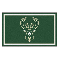 NBA - Milwaukee Bucks 4ft. x 6ft. Plush Area Rug