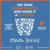 Bloem Dayton 5.75 in. H X 6 in. W X 6 in. D X 6 in. D Plastic Planter Ocean Blue - Deal of The Week