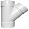 Charlotte Pipe Schedule 40 4 in. Hub X 4 in. D Hub PVC Wye 1 pk