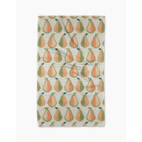 Geometry Multicolor Polyester Mod Pears Kitchen Towel 1 pk (Pack of 2)