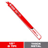 Diablo Steel Demon 12 in. Carbide Reciprocating Saw Blade 8 TPI 1 pc