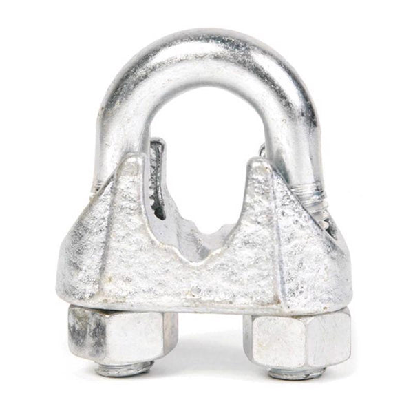 Clip para cable de acero forjado galvanizado de Koch Industries (paquete de 10)