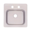 Franke Kindred Stainless Steel Top Mount 15 in. W X 15 in. L Single Bowl Bar Sink