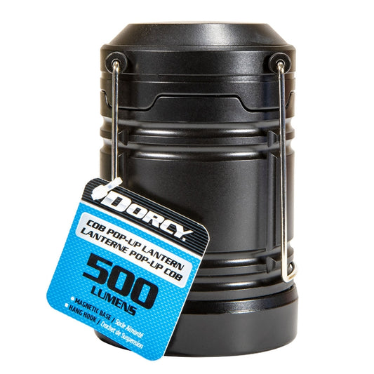 Dorcy Active Series 500 lm Black/Gray LED Pop Up Lantern