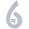 Hy-Ko 4 in. Gray Nickel Number 6 Nail-On 1 pc. (Pack of 10)