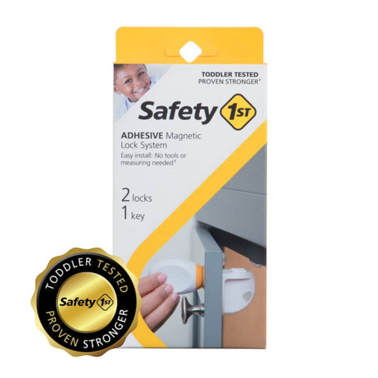 Safety 1st White Plastic Magnetic Cabinet Locks 3 pc.
