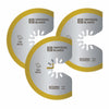 Imperial Blades One Fit 2-3/8 in. L High Speed Steel Segmented Round Oscillating Saw Blade 3 pk