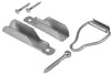 Screen Hangers & Latch, Mill-Finish, 3/8-In.