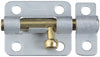 National Hardware 2-1/2 in. L Galvanized Brass/Steel Barrel Bolt 1 pk