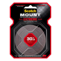 3M Scotch Mount 125 in. L X 1 in. W Double-Sided Mounting Tape - Deal of The Week