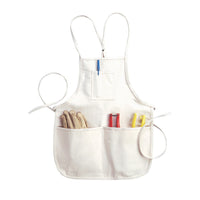 CLC Heavy Duty 4 pocket Canvas/Cotton Bib Apron White 1 pk