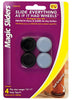 Magic Sliders Gray 1 in. Adhesive Plastic Floor Slide 4 pk - Deal of The Week