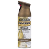 Rust-Oleum Universal Metallic Antique Brass Spray Paint 11 oz. (Pack of 6)