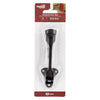 National Hardware Zinc Matte Black Kick-Down Door Holder Mounts to wall 1.63 in. (Pack of 5)