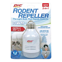 PIC Sonic Pest Repeller Light Bulb For Rodents (Pack of 3).