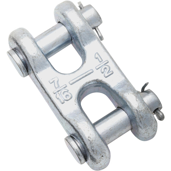 3248BC Enlace de doble horquilla de 1/2" - Zincado