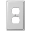 Amerelle Clear 1 gang Acrylic Duplex Wall Plate 1 pk - Deal of The Week