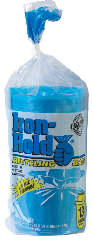 Iron Hold 13 gal. Kitchen Trash Bags Twist Tie 30 pk (Pack of 6)