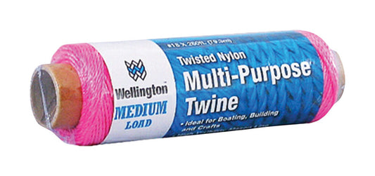 Wellington 260 ft. L Neon Pink Twisted Nylon Twine